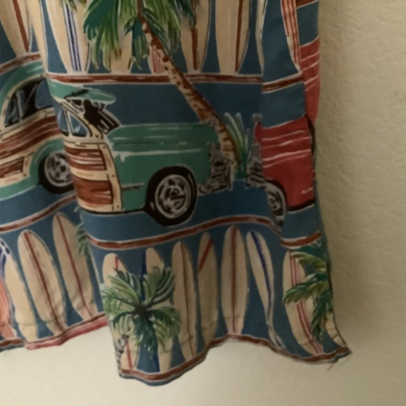 Beck Sport Hawaiian Shirt Men’s Large Button Up Surfboard Station wagon Cars - Picture 7 of 16